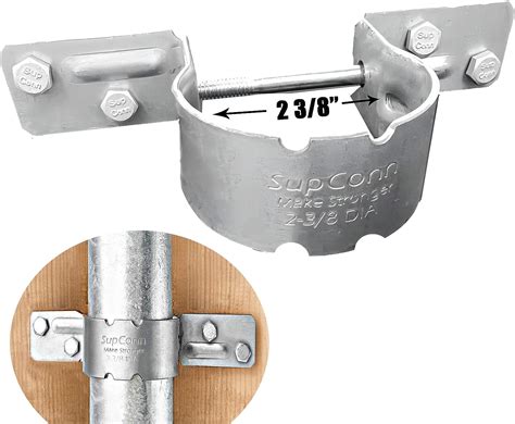 2-3 8 metal to wood fence bracket|galvanized fence post for wood.